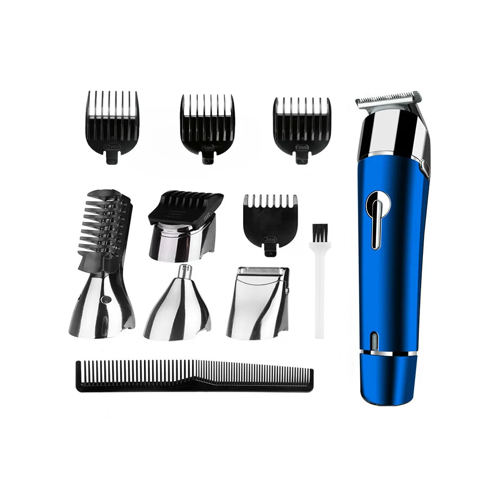 

All in one Wet Dry Hair Trimmer Beard Grooming Trimer Facial Body Hair Clipper Professional Hair Cutting Machine set for men