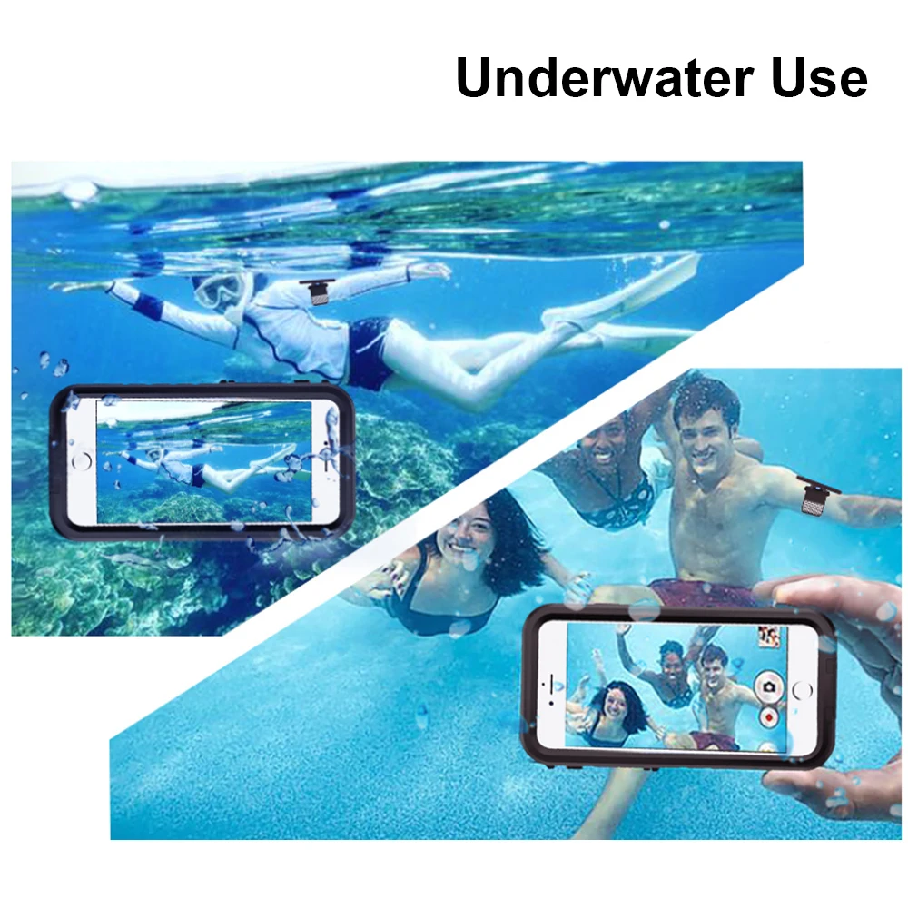 Подводный чехол для телефона iPhone 11 Pro Max X XS XR уникальный дизайн водонепроницаемый