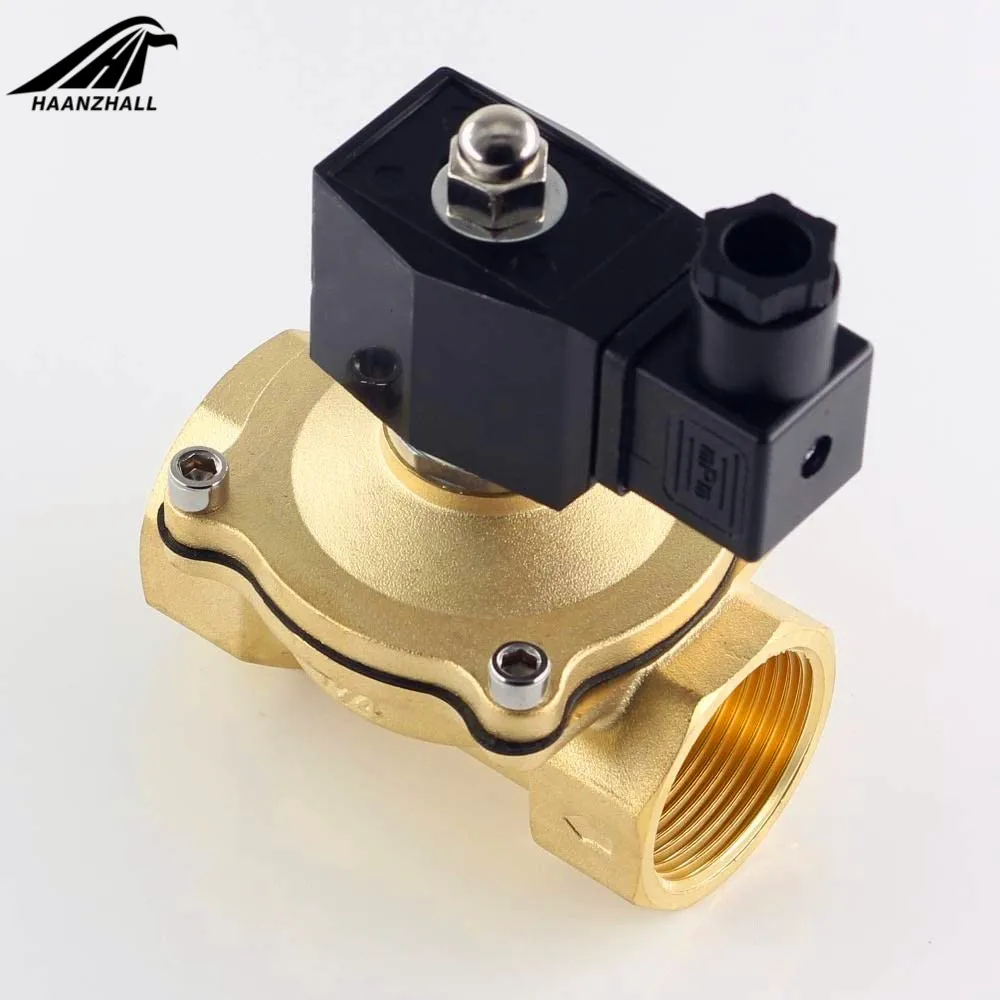 Нормально закрытый электромагнитный водяной клапан IP65 полностью закрытая