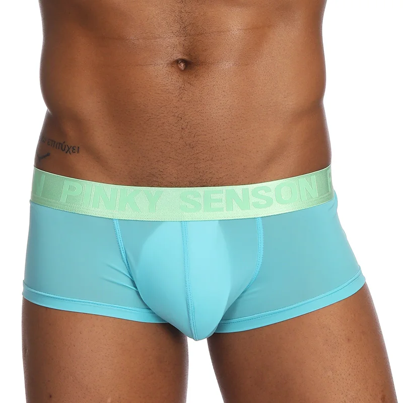 Новинка сексуальные боксеры мужское нижнее белье дышащие трусы cueca u образные