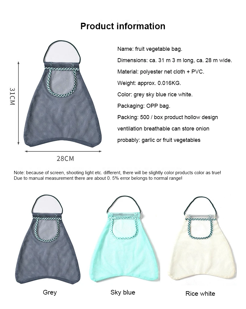 

Kitchen Vegetable Mesh Storage Bags Onion Potato Storage Hanging Bags Hollow Breathable Kitchen Garlic Ginger Mesh Bag freeship