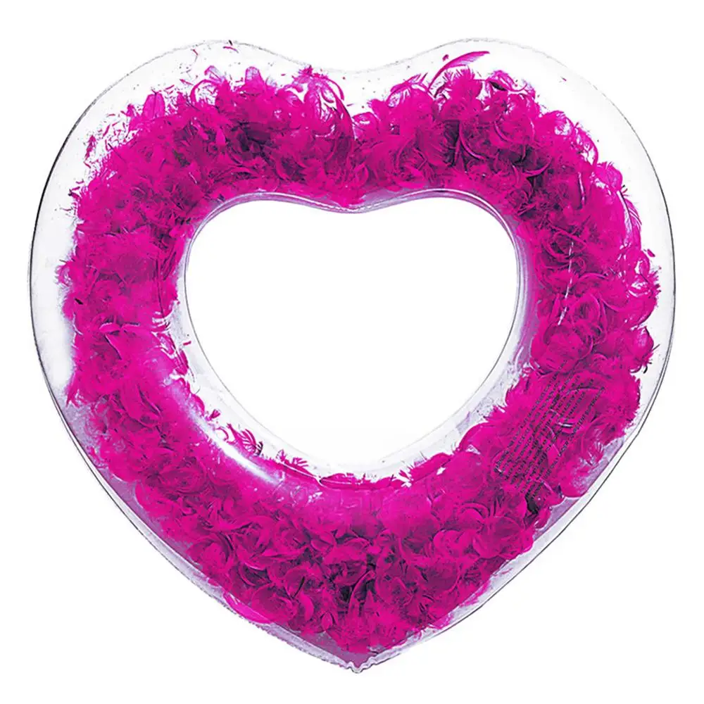 Heart shape форме благодаря чему создается ощущение невесомости с кольца перьями