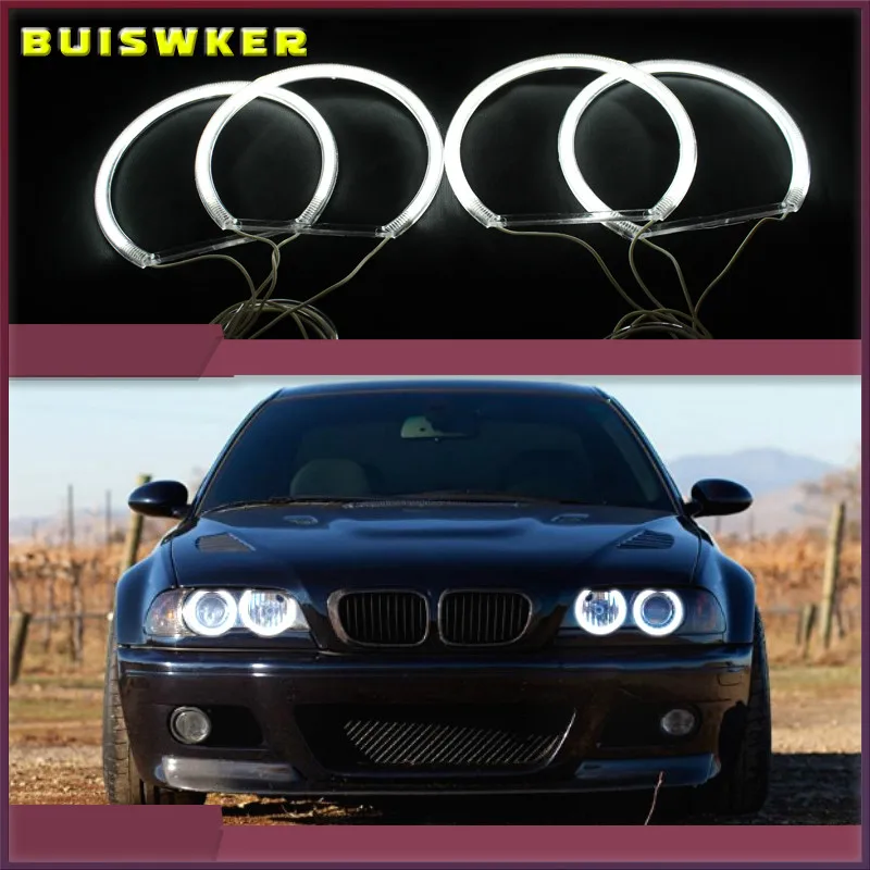 

Набор «ангельские глазки» CCFL, теплое белое кольцо с ореолом для BMW 7 серии E38, 740i, 740iL, 750i, 750iL, 730d, 740d, 728i, 95-01, «демонический глаз»