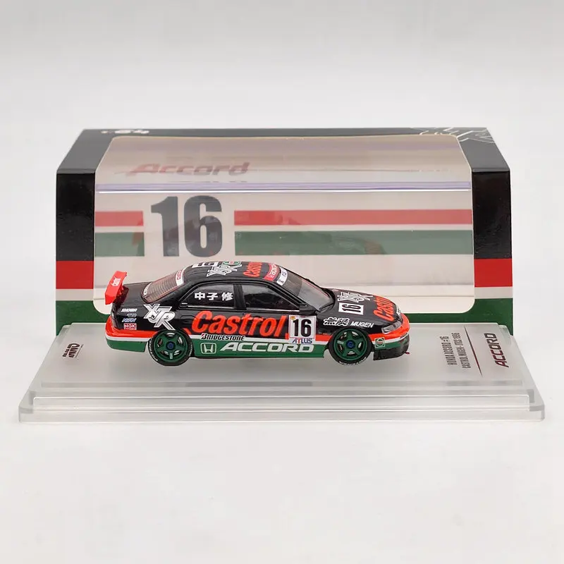 INNO 1:64 H ~ da ACCORD #16 Castrol Mugen JTCC 1996 литые модели игрушек автомобиль Ограниченная
