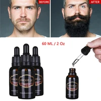 mens herbal beard growth oil 60ml pure natural beard oil for groomed beards mustaches moisturized skin beard care crecer barba