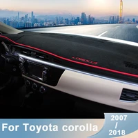 for toyota corolla 2007 2012 2013 2014 2015 2016 2017 2018 lhd car dashboard cover avoid light pads anti uv mats accessories