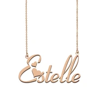 estelle name necklace custom name necklace for women girls best friends birthday wedding christmas mother days gift