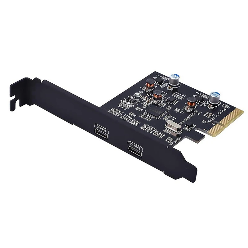 

PCI-E PCI Express 4X к USB 3,1 Gen 2 (10 Гбит/с) 2-портовая Расширительная карта типа C Asmedia чипсет для Windows 7/8/8.1/10