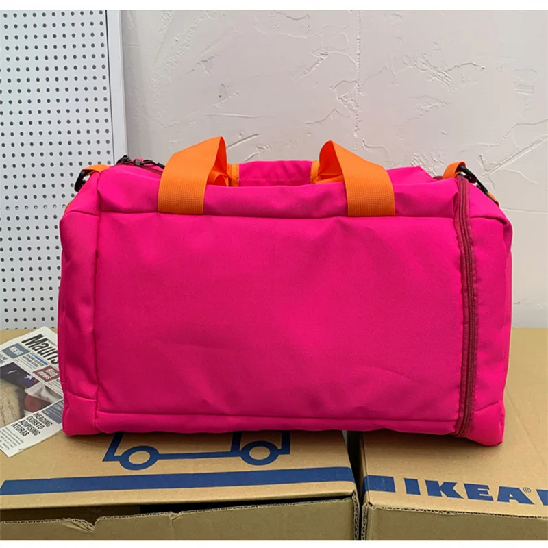 High capacity Travel bag PINK  Fitness Training Backpack high capacity Sports Women's bag Dry Wet Separation Shoes Bags