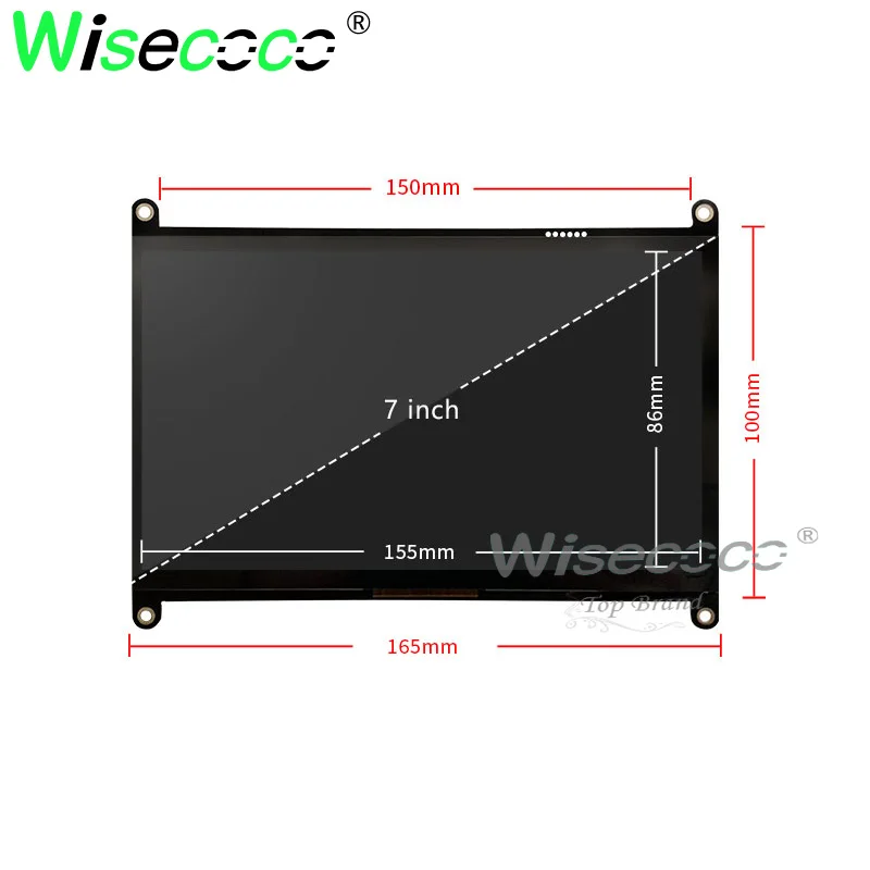 7-дюймовый IPS Raspberry Pi сенсорный ЖК-дисплей модуль 1024x600 Android Windows Linux все в одном