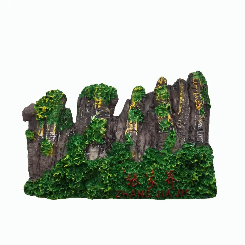 

World Travel Fridge Magnet Souvenir Hunan Zhangjiajie Scenic Refrigerator Magnet Stickers DIY Home Decor message holder
