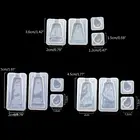 Сдавливании пигмент Краски трубка кулон УФ-отверждаемая эпоксидная смола силиконовая форма для ювелирных изделий инструменты Прямая доставка