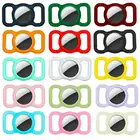 Регулируемый силиконовый ошейник для кошек и собак защитный рукав для Apple Airtag GPS Finder Красочные товары для домашних животных