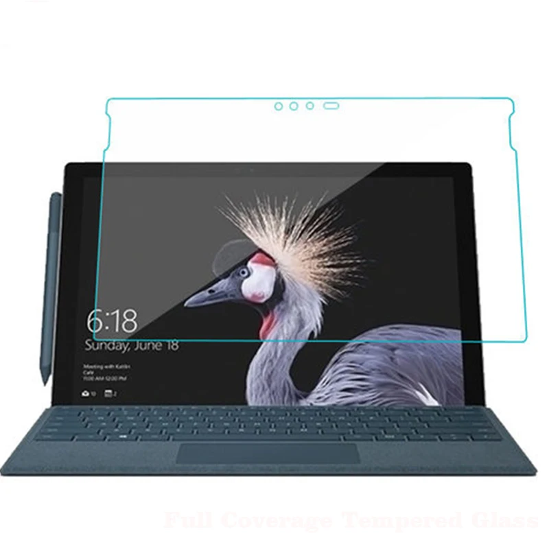 Закаленное стекло 9H для Microsoft Surface Pro 3 4 5 6 7 защитная пленка экрана 2 шт. | Мобильные