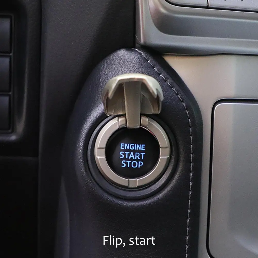 Крышка кнопки зажигания двигателя автомобиля кнопка запуска и остановки крышка