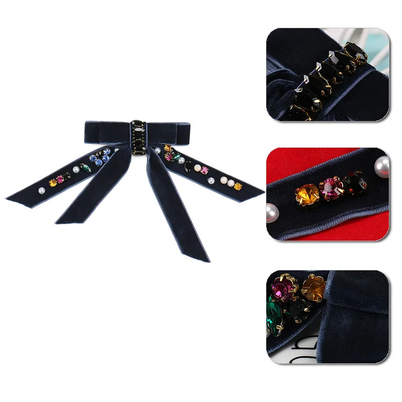 Женская бархатная повязка на голову в стиле барокко |