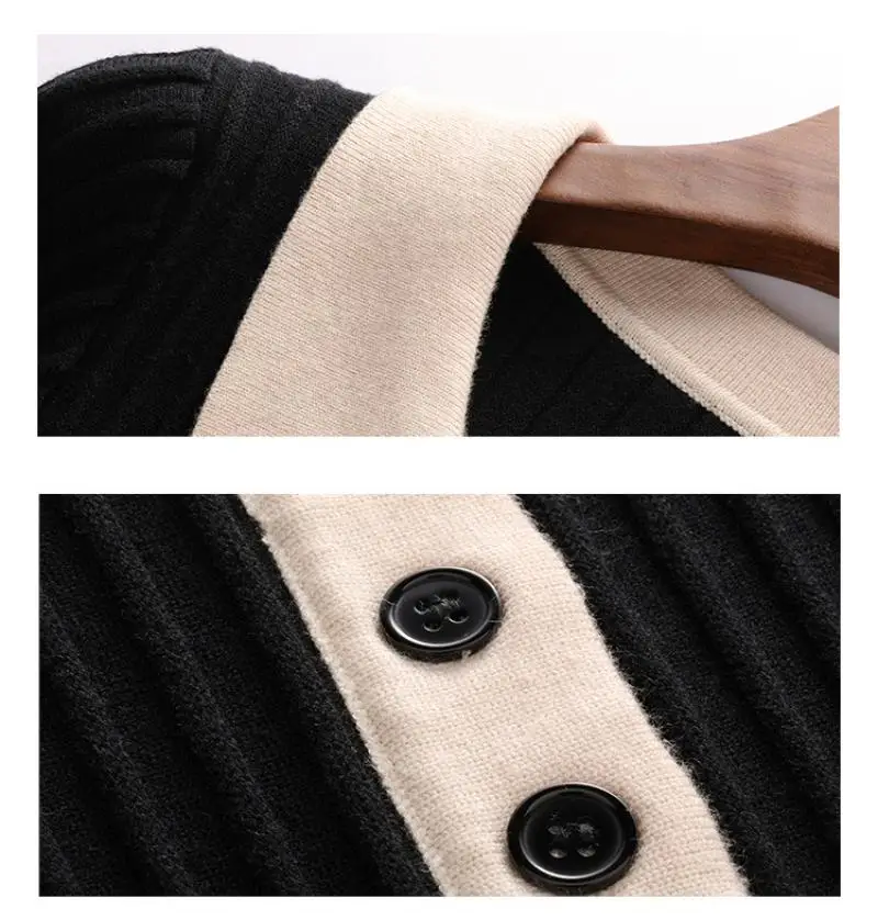 

Autumn Women Dress Core-spun Yarn Slim A-line High Waist Autumn and Winter Solid Dress Casual Elegant Ladies Long Sleeve Dress