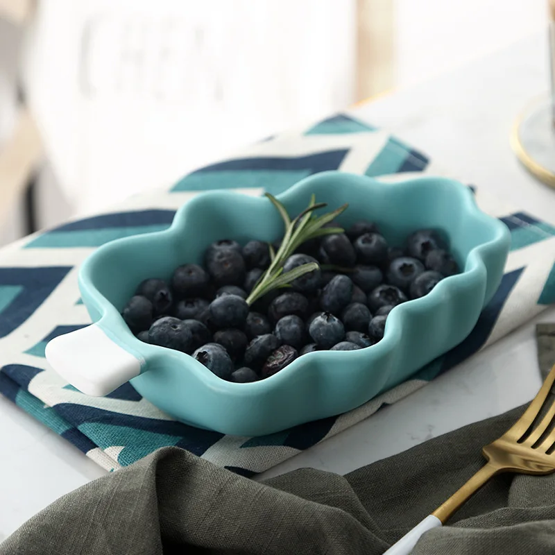 Кухня Ace 1 шт. Керамическая форма дерева фруктовая и овощная тарелка для