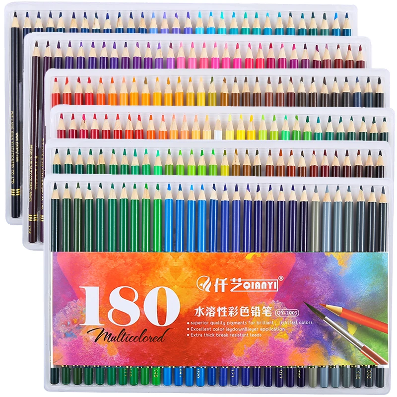180 цветных карандашей водостойкий Prismacolor Lapis de cor цветов масляно растворимый