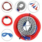 1 комплект проводки для автомобильного аудиопровода, автомобильный динамик, автомобильный усилитель мощности, аудиопровод для модификации автомобиля