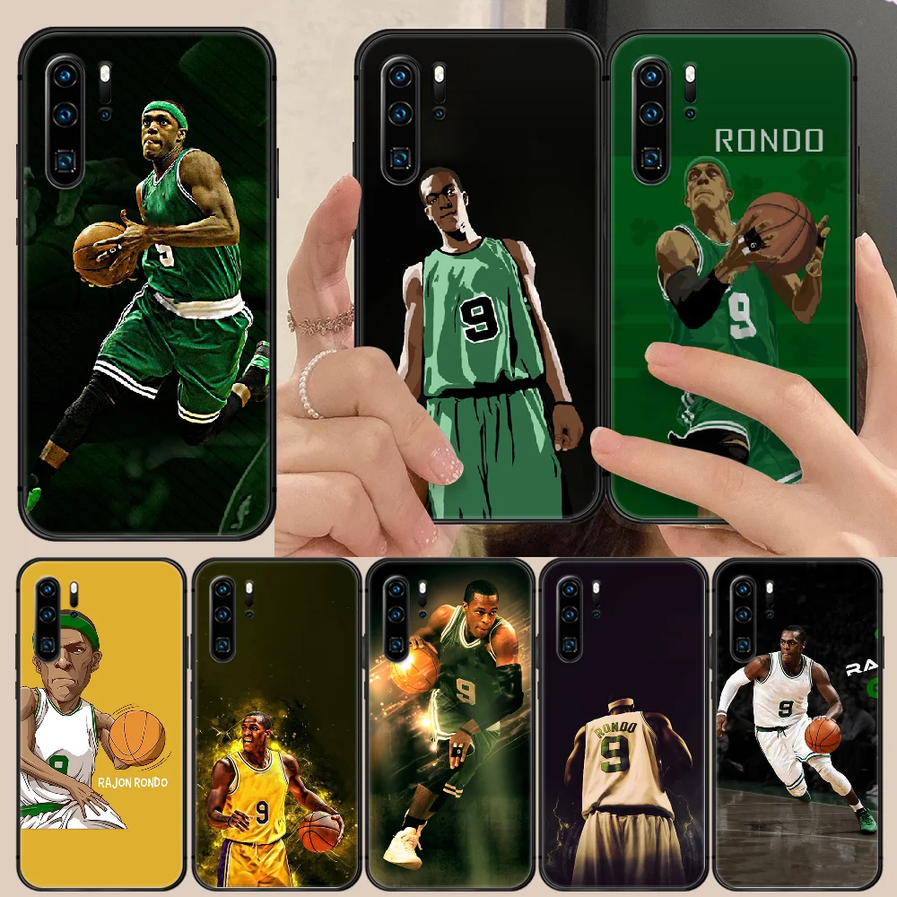 

Rajon Rondo Phone Case Cover Hull For Huawei P8 P9 P10 P20 P30 P40 Lite Pro Plus smart Z 2019 black hoesjes silicone cell cover