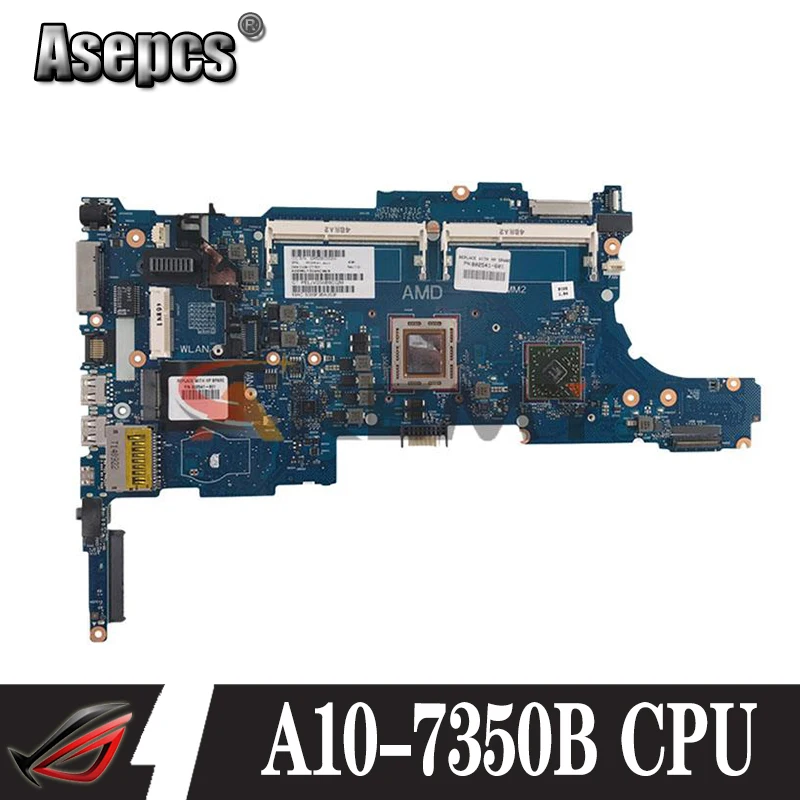 

MB 768801-001 For HP Elitebook 745 G2 Laptop Motherboard A10-7350B Integrated DDR3 100% Tested&Testing Video Support