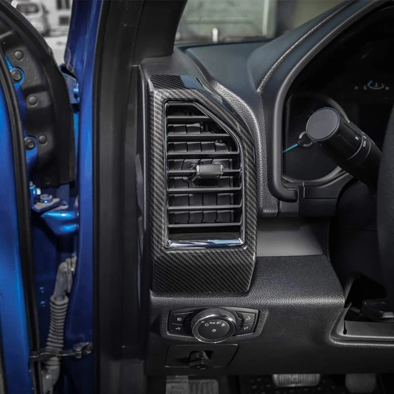 

Car Dashboard Panel Air Conditioning Outlet Vent Covers Trim for Ford F150 2015 2016 2017