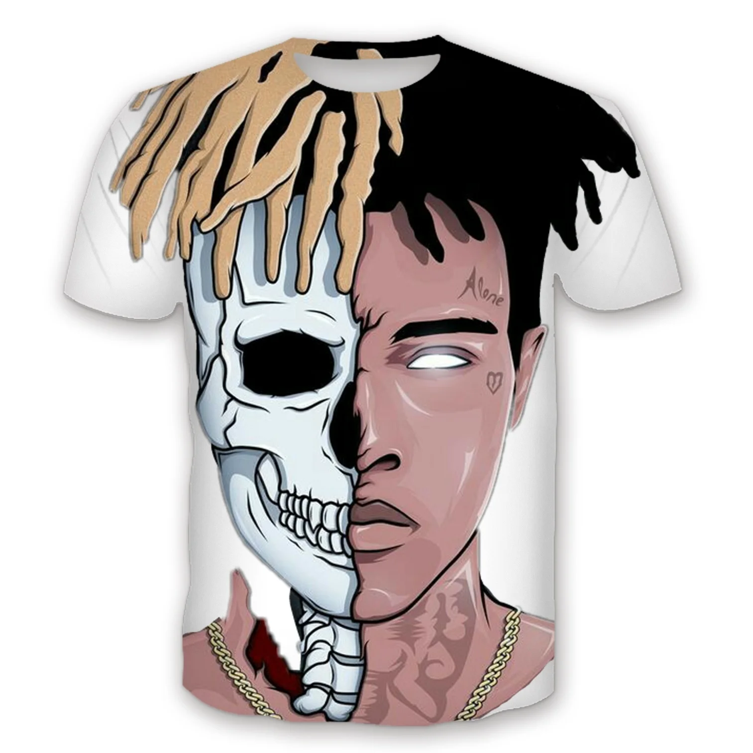 Футболка с 3D принтом Xxxtentacion|Мужские футболки| |