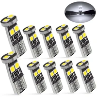 10pcs t10194 3030 6smd led lights bulbs car decoding clearance lamp canbus error free auto license plate light bulb 1942825