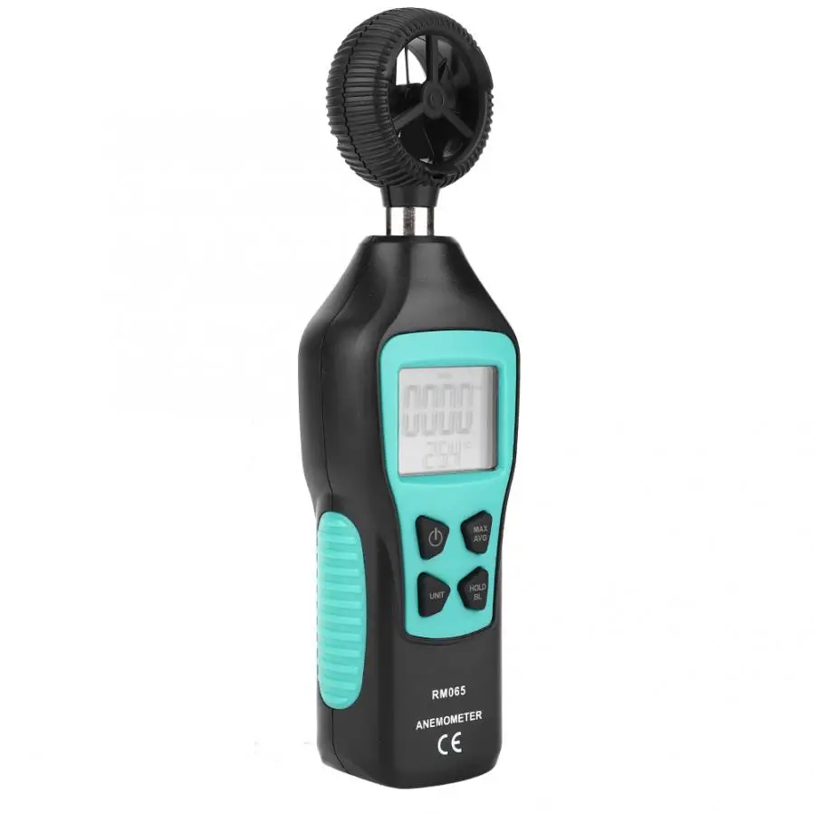 Ручной цифровой анемометр RM065 измеритель скорости ветра инструменты для