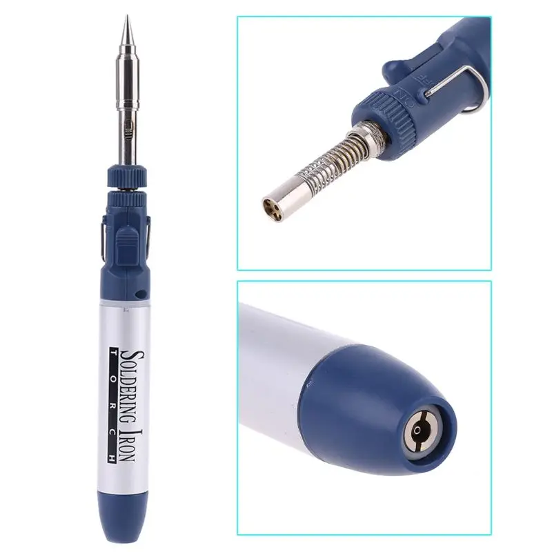 

3in1 Butane Gas Soldering Iron Cordless Welding Torch Solder Tool Electric Gas Soldering Iron Tools 32CC