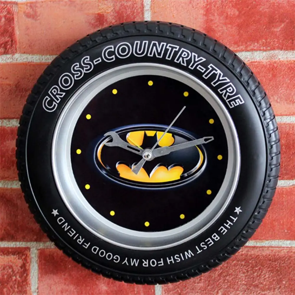 2019 новейший супергерой Бэтмен шины настенные часы украшение для дома Настольный