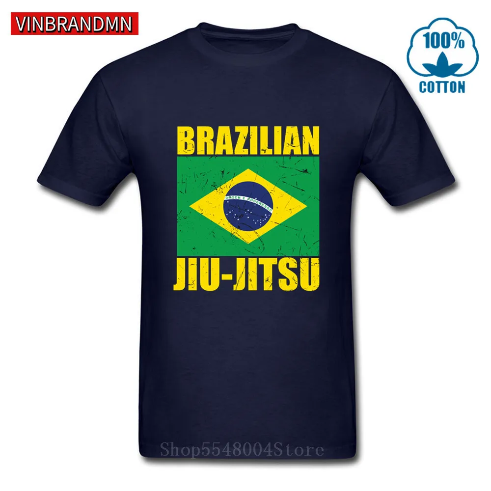 Винтаж Флаг Бразилии Бразильское джиу джицу футболка с надписью: &quotBrazilian Jiu Jitsu