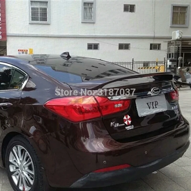 Для kia K5 спойлер Optima 2010-2013 АБС-пластик Неокрашенный цвет задняя крышка для