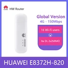 Разблокированный Универсальный модем Huawei e8372 Wingle LTE E8372h-820, 4G, USB, Wi-Fi, поддержка 4g, 16 пользователей Wi-Fi pk e8372h-608