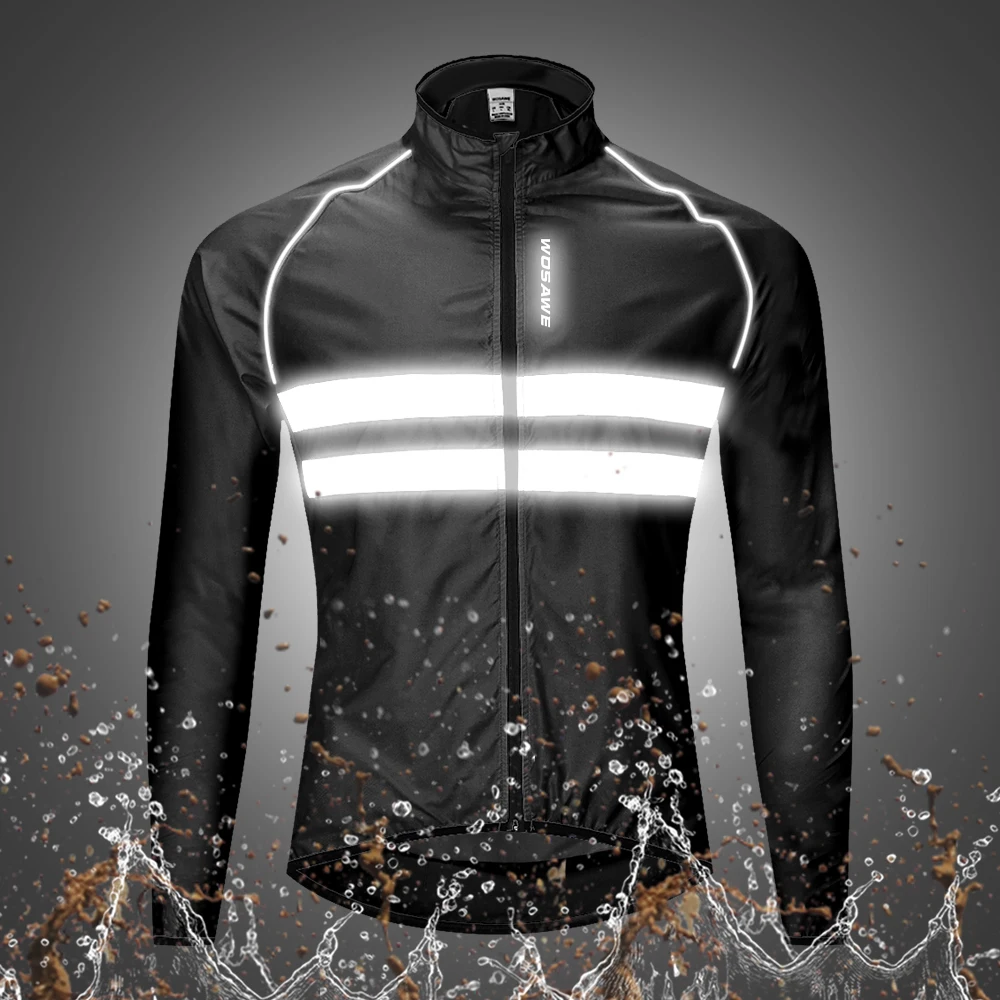 WOLFBIKE с капюшоном велосипедные куртки кепки передние задние карманы для хранения
