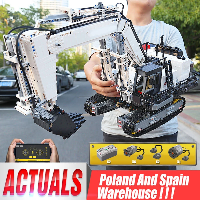 

Модель грузовика Yeshin MOC YCGC004, строительный кубик для экскаватора, 42100 строительных блоков, детские игрушки, подарки на день рождения