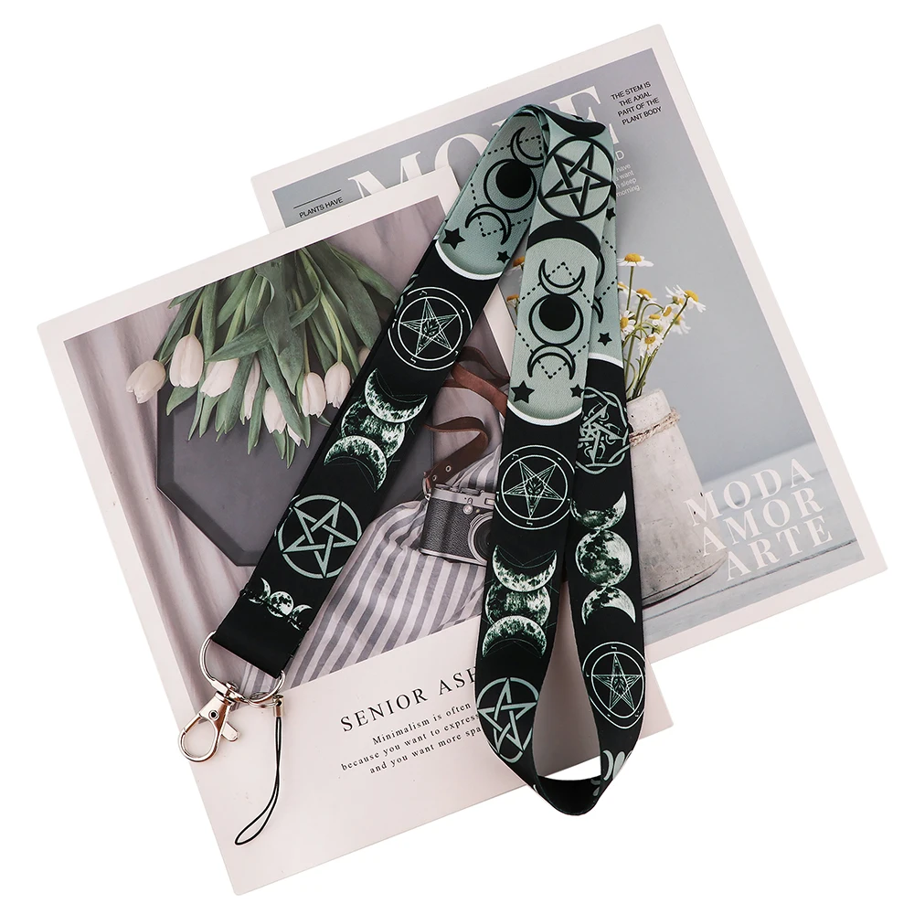 

24 шт./лот MD597 DMLSKY модные богиня луны мультфильм Necklack ключей тренажерный зал ремень многофункциональный мобильный телефон украшения