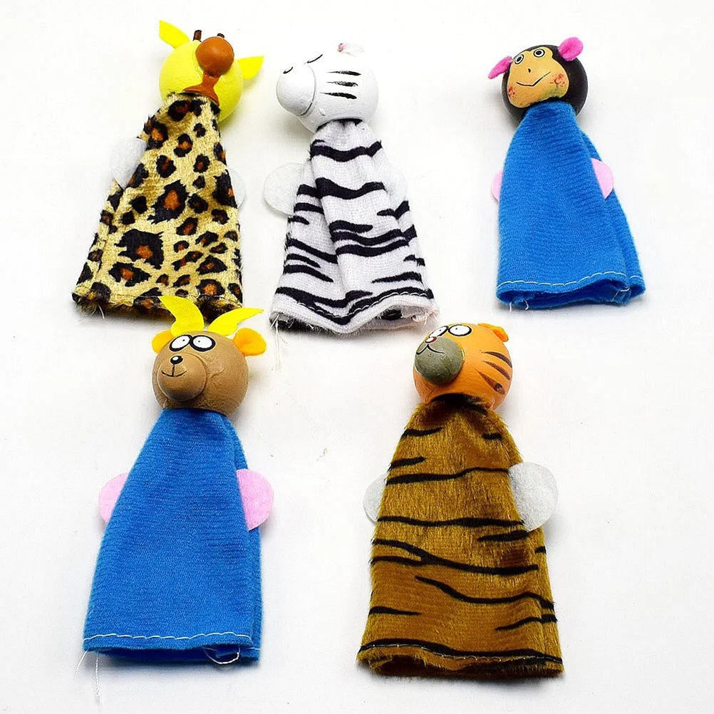 5 шт. Мультяшные детские пальцы с животными (случайный цвет) | Игрушки и хобби