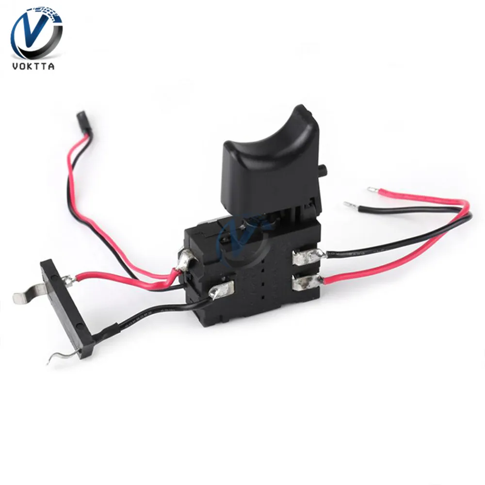 

DC 7.2V-24V Lithium Battery Drill Speed Controller Switch Cordless Reversible Speed Trigger Switch for Electric Hand Drill 12V