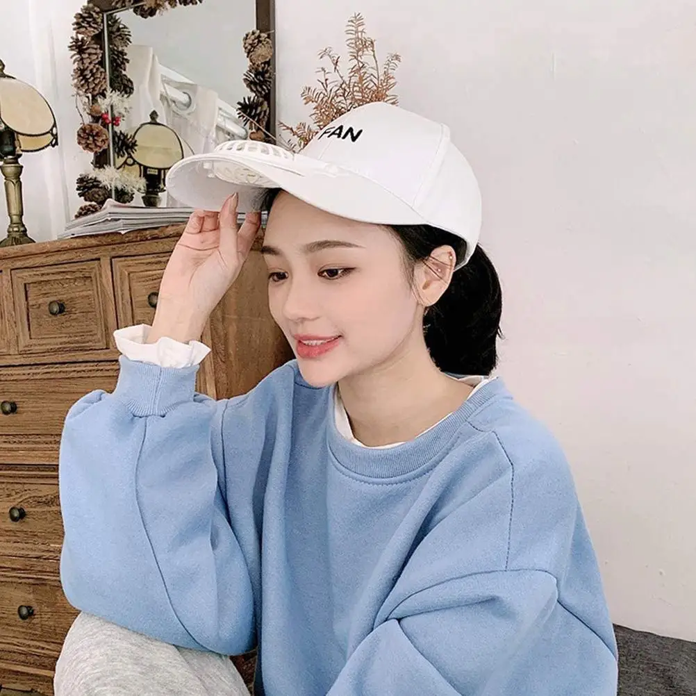 

Unisex USB Charging Fan Baseball Cap Golf Hat Adjustable Fan Hat For Outdoor Camping Travel Casquette Homme Gorras Hombre