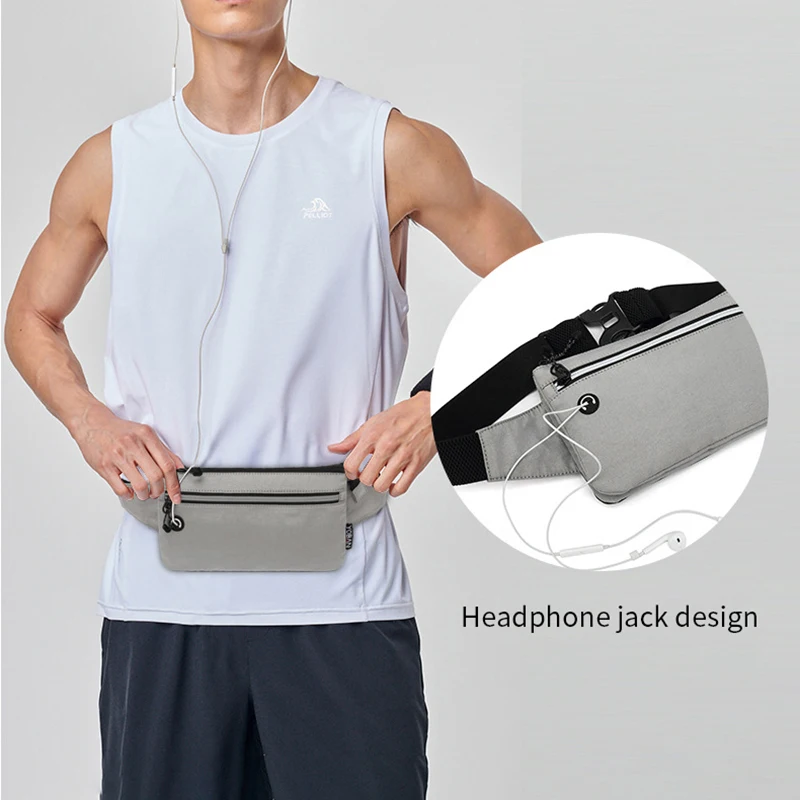 Running Sports Waist Gym Bag For Phone Jogging Male Waist Fanny Pack Pouch Cycling Trail Women's Men's Belt Bag Run Accessories