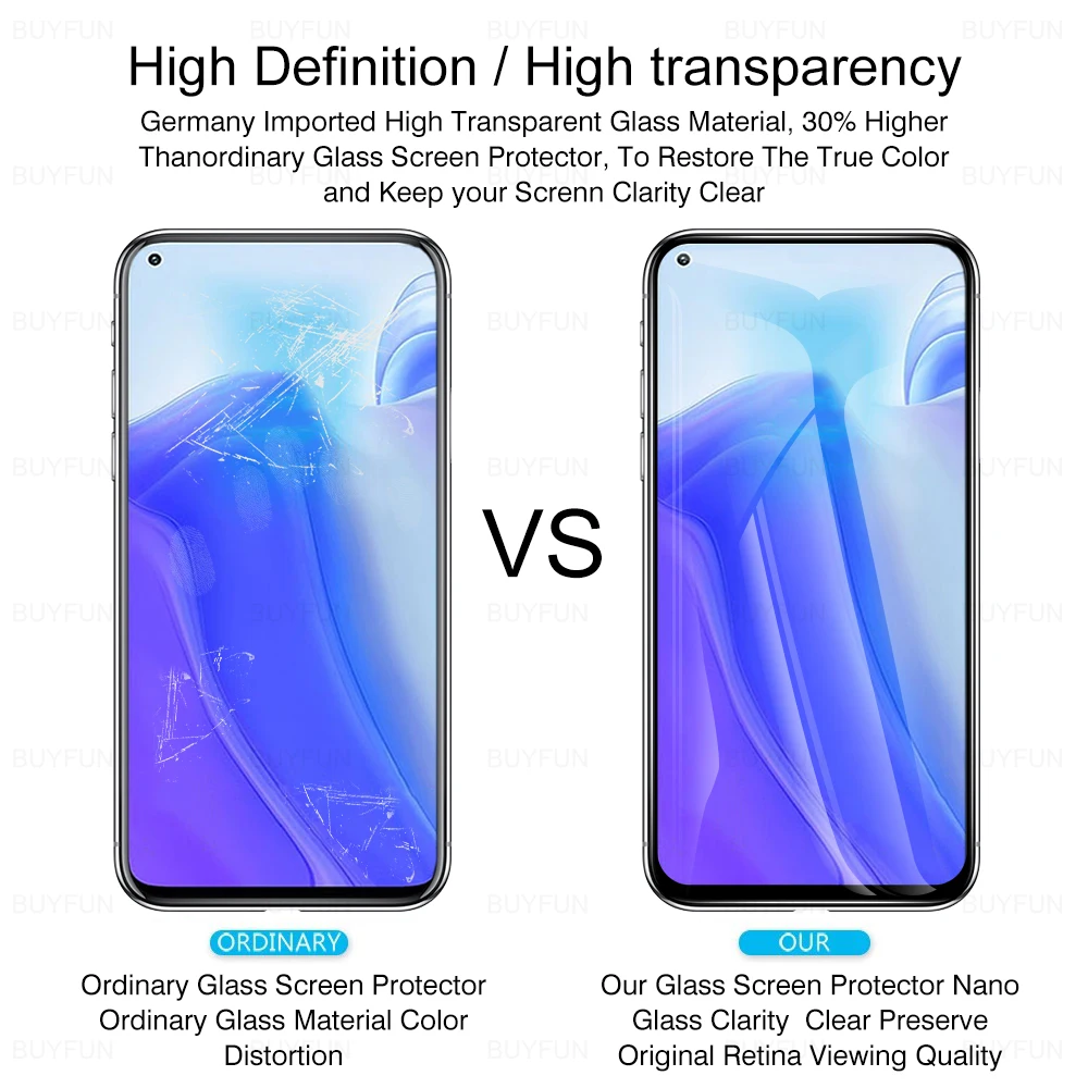 4in1 экран протектор Закаленное Защитное стекло для Huawei Nova/5 T Nova5 5 T5 Nova5t YAL L21 L61 L71 L61D