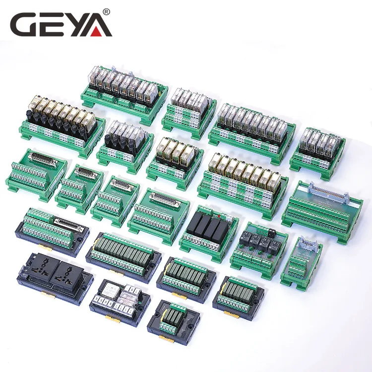 GEYA 2NG2R 6-канальный релейная плата электронные DPDT PLC 12V 24V AC DC релейных платов 2NO 2NC