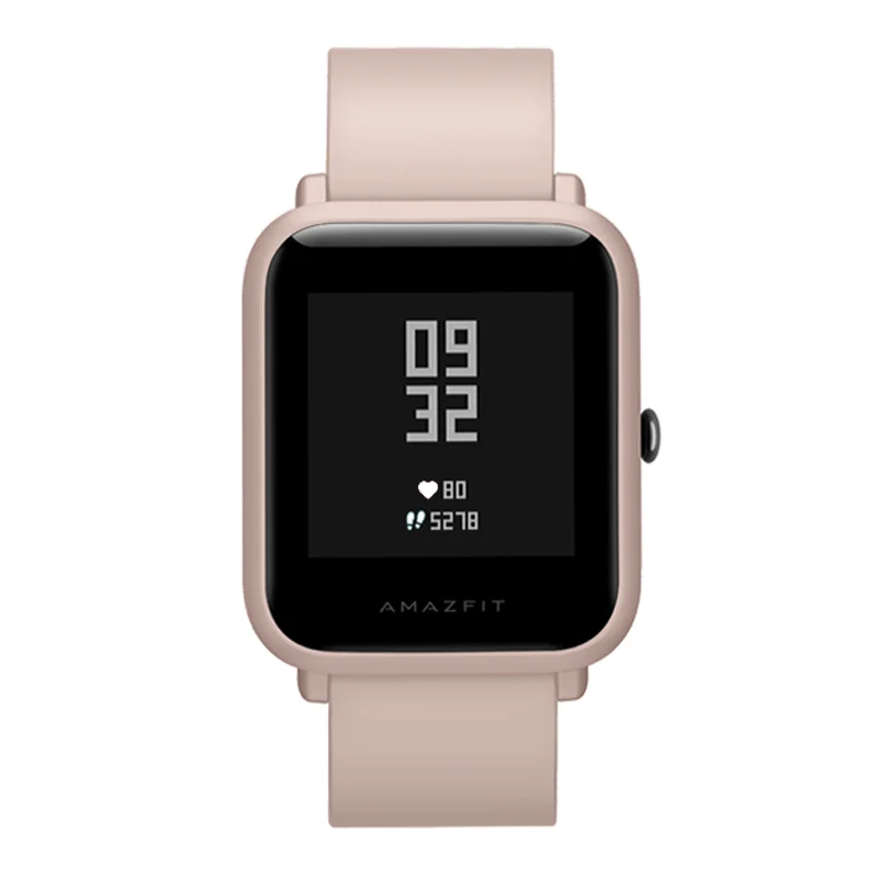 Huami Amazfit Bip Lite Смарт-часы Bluetooth TWS спортивный монитор сердечного ритма 3 м водонепроницаемый PK Xiaomi Amazfit bip Smartwatch - Цвет: BipLite-pink