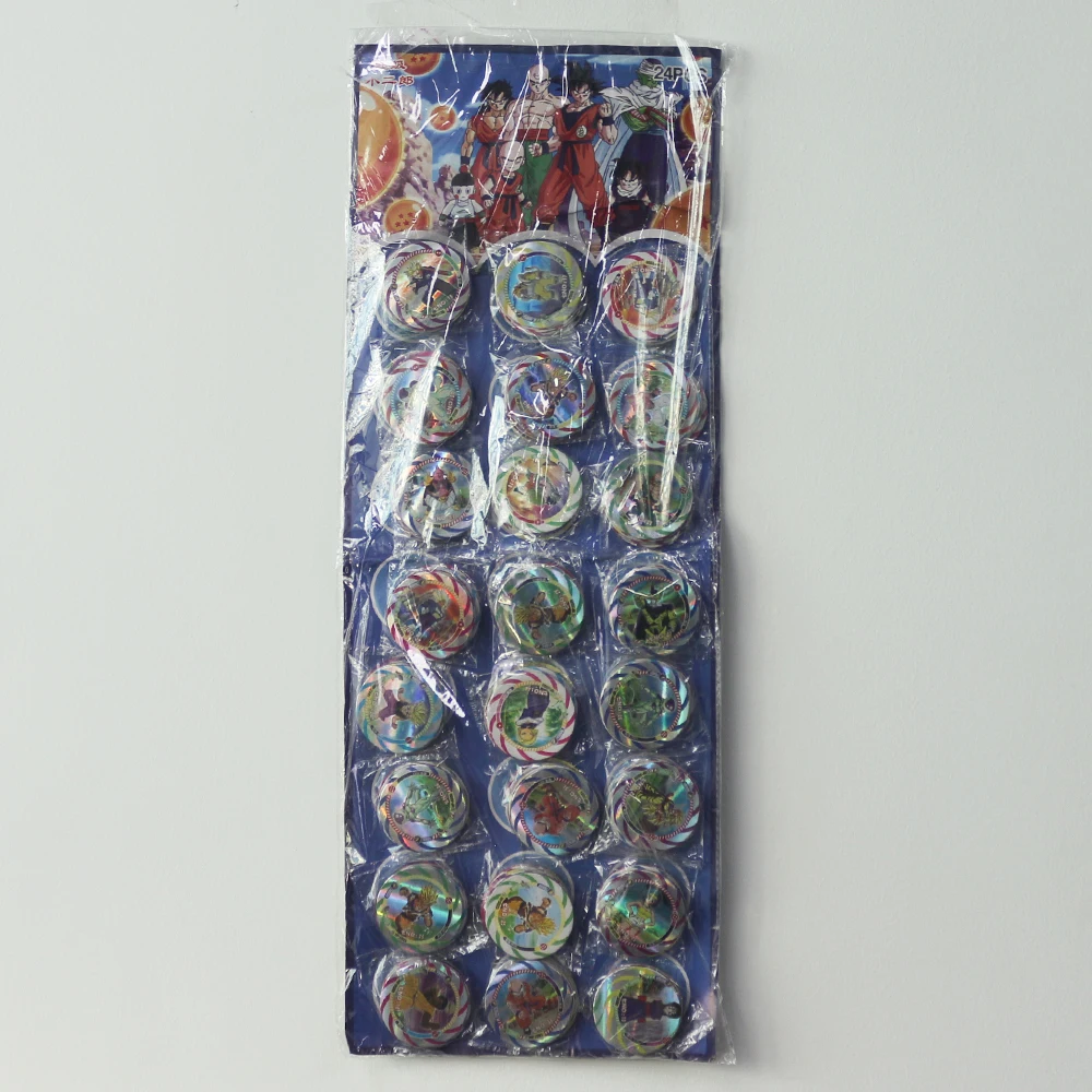 Открытки с покемоном для детей 12 шт. коллекции игрушек Dragon Ball Z супер блестящие