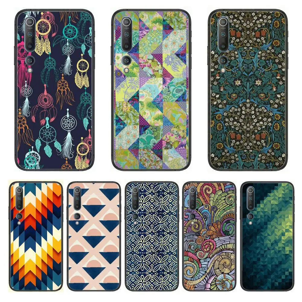Разноцветные бохо мандала Цветы Чехол для телефона xiaomi mi11 5g 10 лити ультра 9Pro SE 3 8