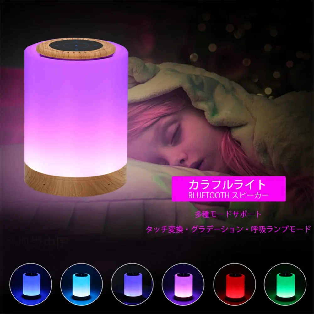 Цветная(RGB) светодиодный ночной Светильник для создания уютной атмосферы лампа сенсорный Сенсор Настольная лампа с зарядкой 3-х уровневый Яркость прикроватная лампа