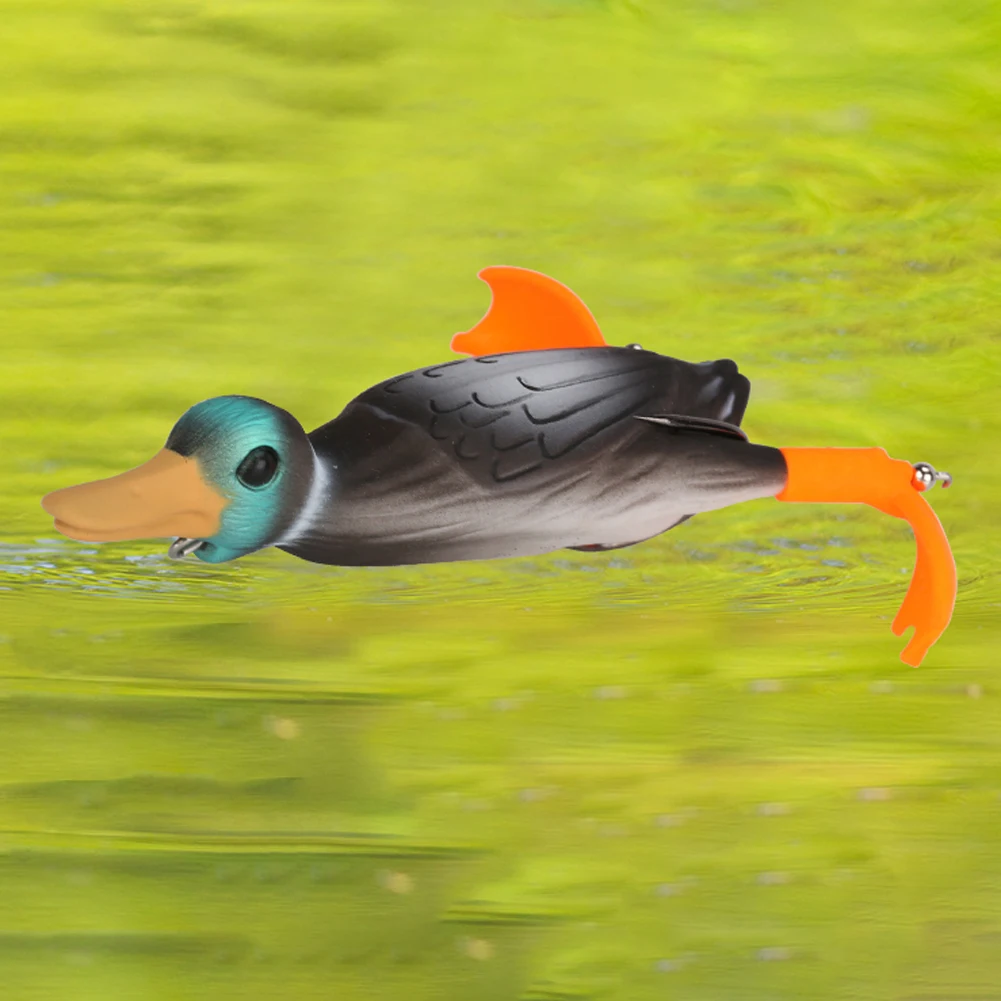 1 шт. новинка приманка для ловли лягушки в воде с изображением утки 18 5 г 10 см