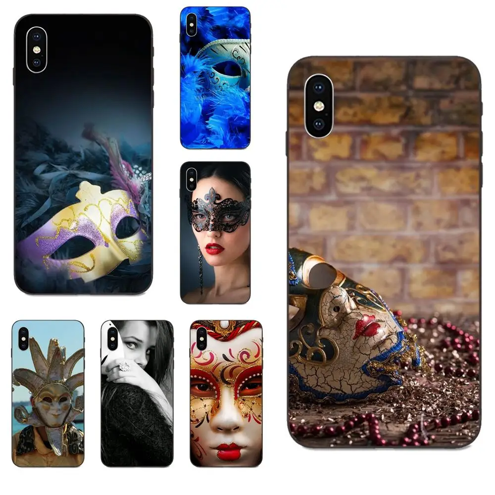 Модная Маскарадная маска для выпускного Huawei nova 2 2S 3i 4 4e 5i Y3 Y5 II Y6 Y7 Y9 Lite Plus Prime Pro 2017